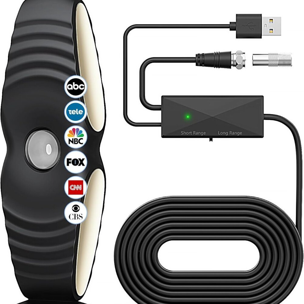 2025 TV Antenna for Smart TV Indoor for Local Channels HD Digital Antenna